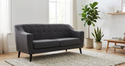 Ashley 3 Seater Sofa Dark Grey