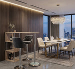 Charisma Home Bar Table in Light Sonoma Oak Effect