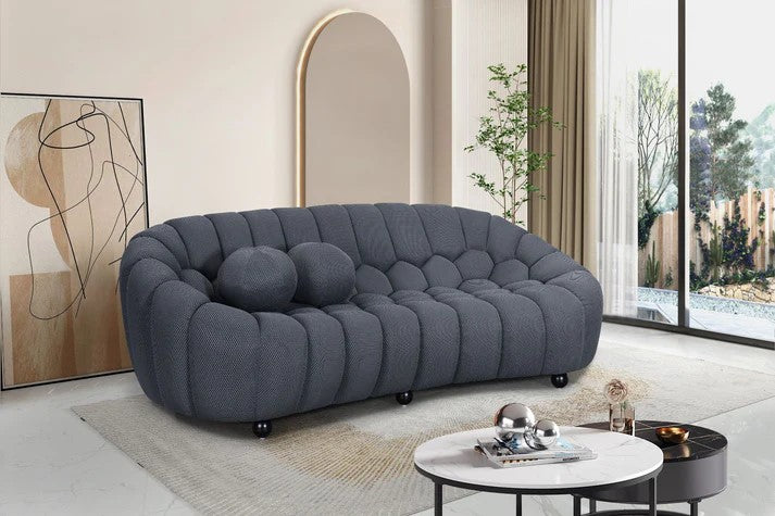 Bella Grey 3 Seater Sofa