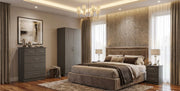 Nevada 4 Piece Grey Wardrobe Bedroom Set